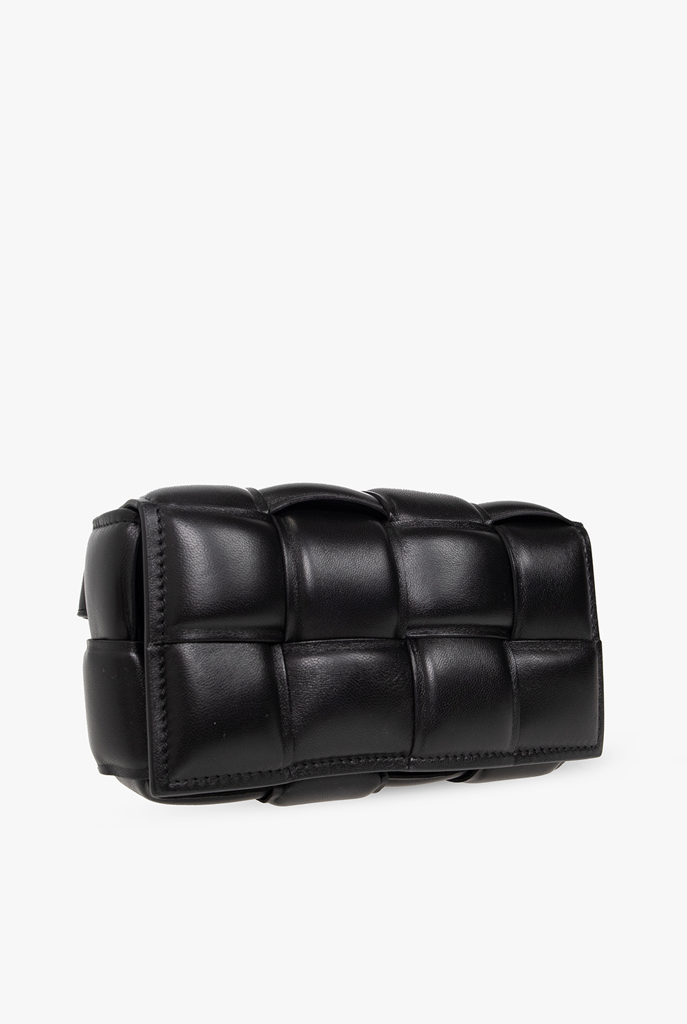 Black 'Padded Cassette Mini' belt bag Bottega Veneta